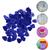 Botões De Pressão Plastico Ritas de Coração 10mm Pacote com 50 Botão Varias Cores Azul Royal