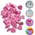 Botões De Pressão Plastico Ritas de Coração 10mm Pacote com 50 Botão Varias Cores Rosa Bebe