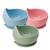 Bowl com Ventosa em Silicone 350 ml Tigela Infantil Azul Rosa Verde Buba Azul