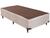 Base Cama Box Queen Size Ortobom Bipartido 31x158x198cm Ortotech Branco e Marrom