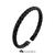 Bracelete ajustável masculino aço/ Pulseira masculina regulável/ Presente masculino Preto