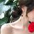 Brinco Rosas Flor Feminino Luxo Pedra Strass Festa Casamento Preto