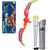 Brinquedo Arco E Flecha Com Luz Lança Dardos 3 Flechas - Dm Toys Vermelho