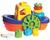 Brinquedo Barco Educativo Encaixe Bebê Navio Pedagogico Colorido Colorido