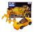 Brinquedo Blocos De Montar 3 Em 1 Robô Carrinho Brinquedo Estilo Transformers Amarelo