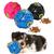 Brinquedo Bola Pet Para Cães Bola Interativa Porta Petisco Rosa