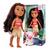 Brinquedo Boneca Princesa Moana 36cm e Porquinho Pua 8cm Disney em Plástico Vinil +3 Anos Cotiplas - 2600 Laranja