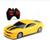 Brinquedo Carrinho Camaro Com Controle Remoto 7 Funções Carro Infantil Para Crianças Meninos Amarelo