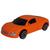 Brinquedo Carrinho de Controle Remoto Top Car com 2 funções Divertido Infantil Polibrinq Laranja