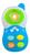 Brinquedo celular telefone bebê musical com sons e luzes-kitstar Azul
