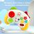 Brinquedo Controle de Videogame Infantil Educativo com Luz e Som Didática Para Bebês e Crianças  Amarelo ou Azul Amarelo
