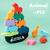 Brinquedo em Madeira - empilhamento e equilíbrio, Animal Blocks,  Montessori, desenvolvimento motor Grupo 4