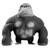 Brinquedo Gorila Macaco Anti Stress Aperta Divertido Estica 14cm Preto