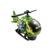 Brinquedo Helicóptero Spray Hélice Solta Fumaça Com Luz  e Som Verde