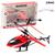 Brinquedo Infantil Drone Helicóptero Sensor Proximidade Leds Vermelho