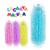 Brinquedo Infantil Lagarta Flofy Squish Fidget Toy Luz Brilha Apertar Anti Stress Azul