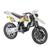 Brinquedo Moto De Trilha Cross Motocross Infantil - Bs Toys Branco