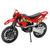 Brinquedo Moto De Trilha Cross Motocross Infantil - Bs Toys Vermelho