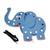 Brinquedo Pedagógico Educativo Em Madeira Alinhavo Animais E Objetos Elefante