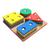 Brinquedo Pedagógico Educativo Montessori Em Madeira Escolha o Seu: Formas Geométricas Prancha de seleção
