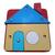 Brinquedo Pedagógico Educativo Montessori Em Madeira Escolha o Seu: Formas Geométricas Casinha de encaixe
