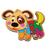 Brinquedo Pedagógico Madeira Quebra Cabeça Infantil Animais E Veículos Premium Cachorro