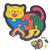 Brinquedo Pedagógico Madeira Quebra Cabeça Infantil Desenhos Ou Animais Vol 2 Gato
