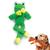 Brinquedo Pelucia Macaco Caco Pet Cachorro Gato Verde