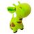 Brinquedo Pelúcia Para Cães Girafa Divertida Verde