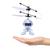 Brinquedo Robo Voador Drone sensor Mão Recarregavel USB Helices Flexiveis BRANCO