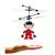 Brinquedo Robo Voador Drone sensor Mão Recarregavel USB Helices Flexiveis VERMELHO
