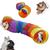 Brinquedo Túnel Para Gatos Cachorro Coelho labirinto Interativo Colorido Colorido