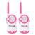 Brinquedo Walkie Talkie Infantil Rádio Comunicador Criança Menino Menina Envio Imediato Branco