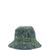 Bucket Hat em Tecido Estampado Bauarte Verde