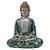 Buda Hindu Tailandês Tibetano Estátua Marrom Grande de 22 cm Turquesa