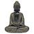 Buda Hindu Tailandês Tibetano Estátua Marrom Grande de 22 cm Preto