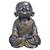 Buda Sorridente Estátua Monge Chinês Enfeite Zen Decorativo  Chumbo