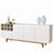 Buffet Duna 3 Portas 1 Gaveta e Adega Mavaular Off White