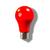 Bulbo Led Decorativa 7w Colorida Vermelho