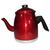 Bule Médio N6 Fervedor Para Chá Café Alumínio Forte Polido Colorido Vermelho Preto . Vermelho