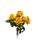 Buquê de Flor Rosa com 7 Flores Artificial Kit c/2 Amarela