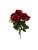 Buquê de Flor Rosa com 7 Flores Artificial Vermelha