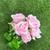 Buquê De Flores Artificiais Rosas Realistas Para Decoração Rosa
