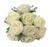 Buquê De Flores Artificial Com 9 Flores Muito Realista Decorações Arranjos Buquê de Noivas  Branca