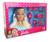 Busto Boneca Barbie Para Pentear Com Acessorios - Original Mattel Azul e rosa