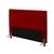 Cabeceira Cama Box Casal 140cm Cristal Veludo Vermelho - JS Móveis Vermelho