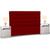 Cabeceira Cama Box Casal 140cm Greta Suede e 2 mesa de cabeceiras Branco - Mpozenato Suede Vermelho