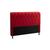 Cabeceira Cama Box Casal Queen 160cm Miami Veludo Vermelho - JS Móveis Vermelho