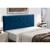 Cabeceira Cama Box King Size Estofada Madeira Paris Azul