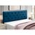 Cabeceira Cama Box King Size Estofada Madeira Realeza Azul